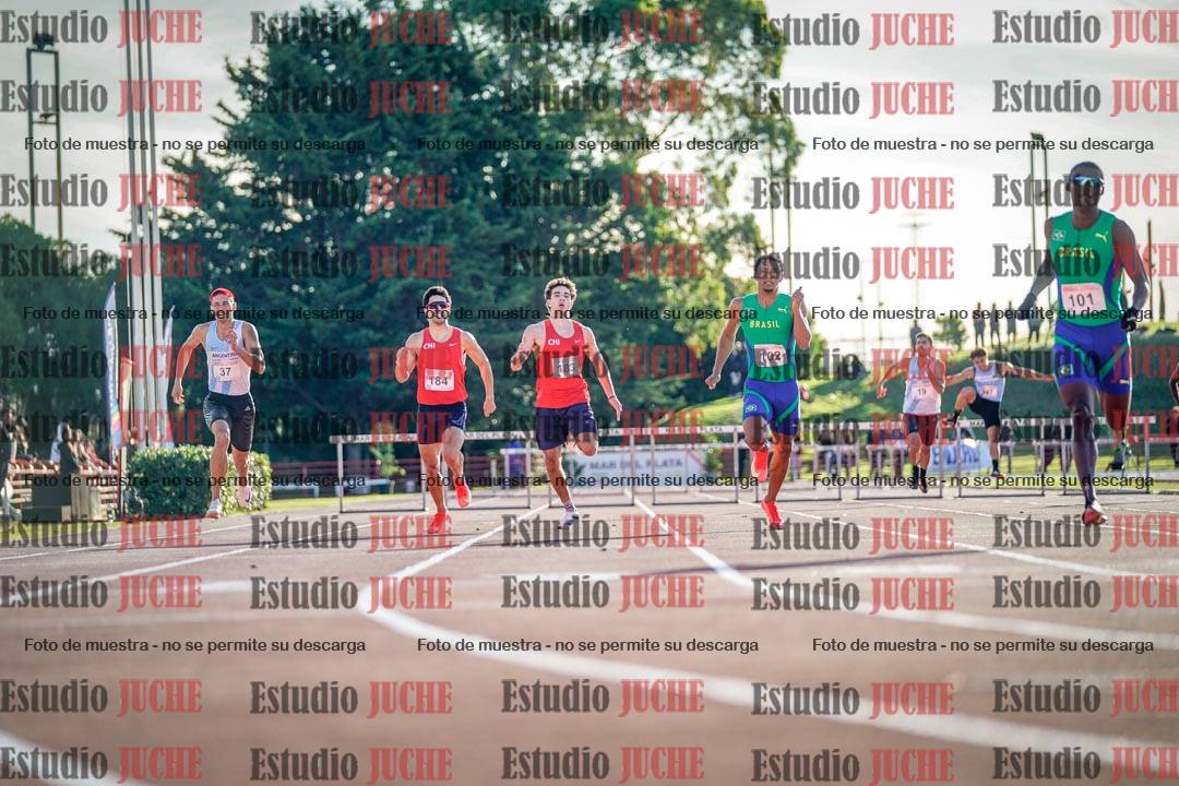 Fotos de los 400 m con vallas de varones - FINAL
