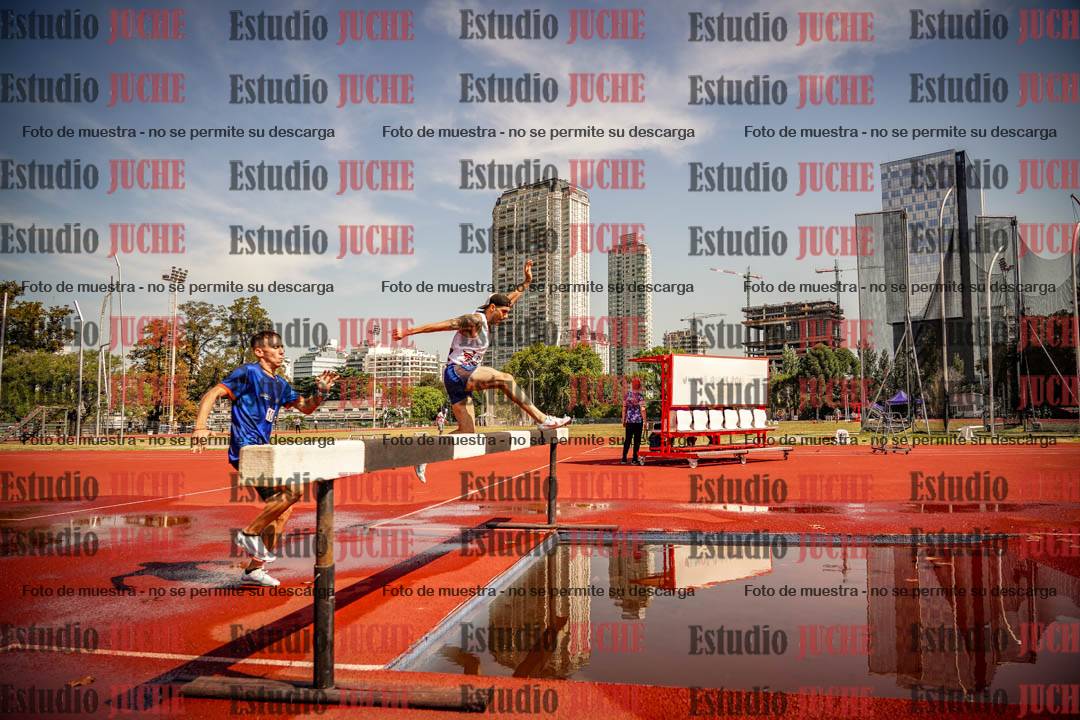 Fotos de los 3000 m con obstáculos de varones