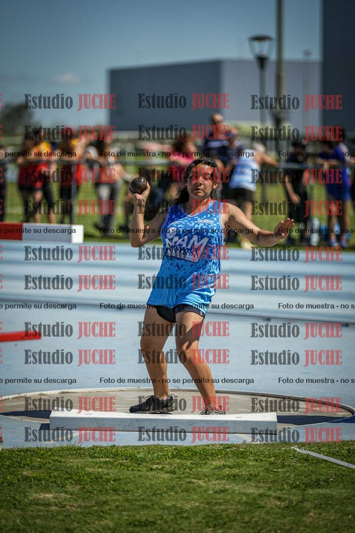 Fotos del lanzamiento de bala de mujeres - U14