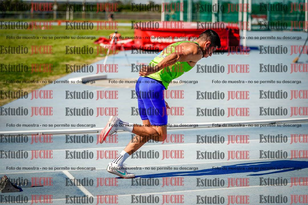 Fotos de los 400 m llanos de varones