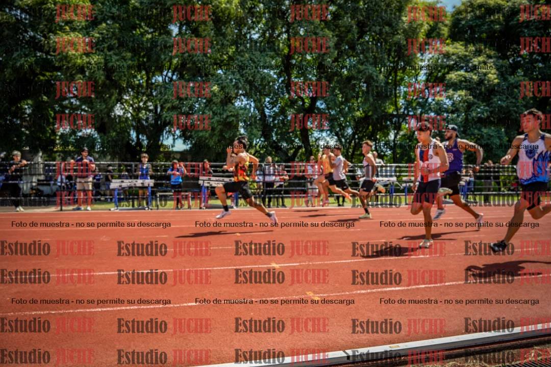 Fotos de los 100 m de varones
