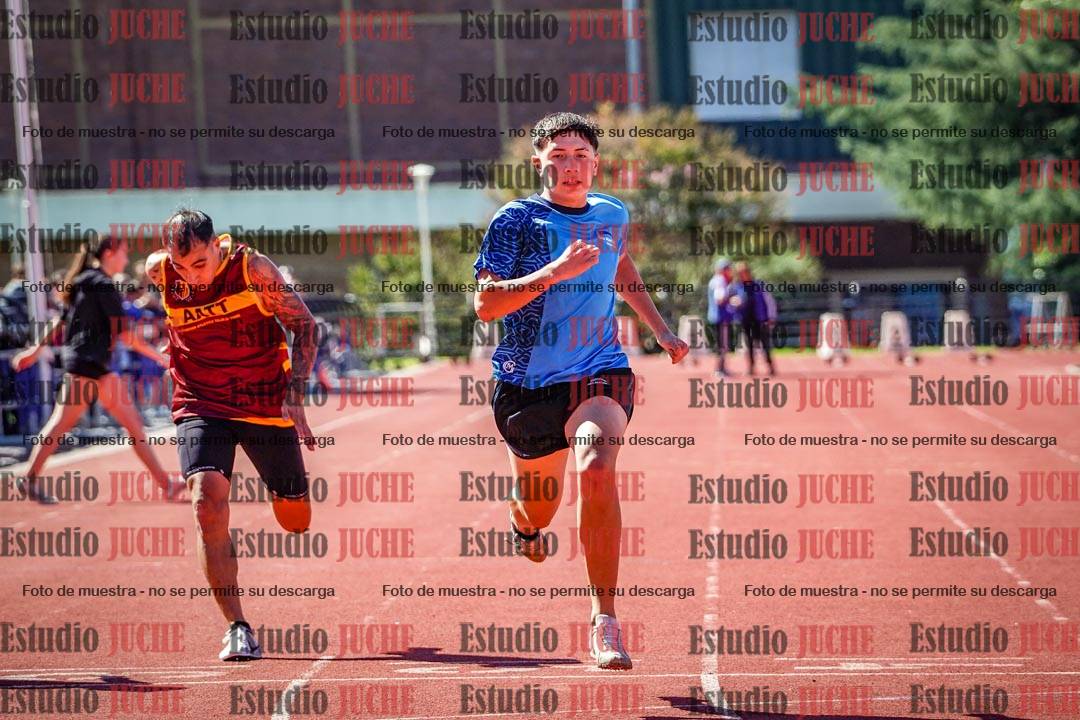 Fotos de los 100 m de varones
