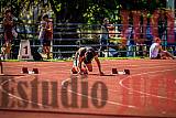 Fotos de los 100 m llanos de varones