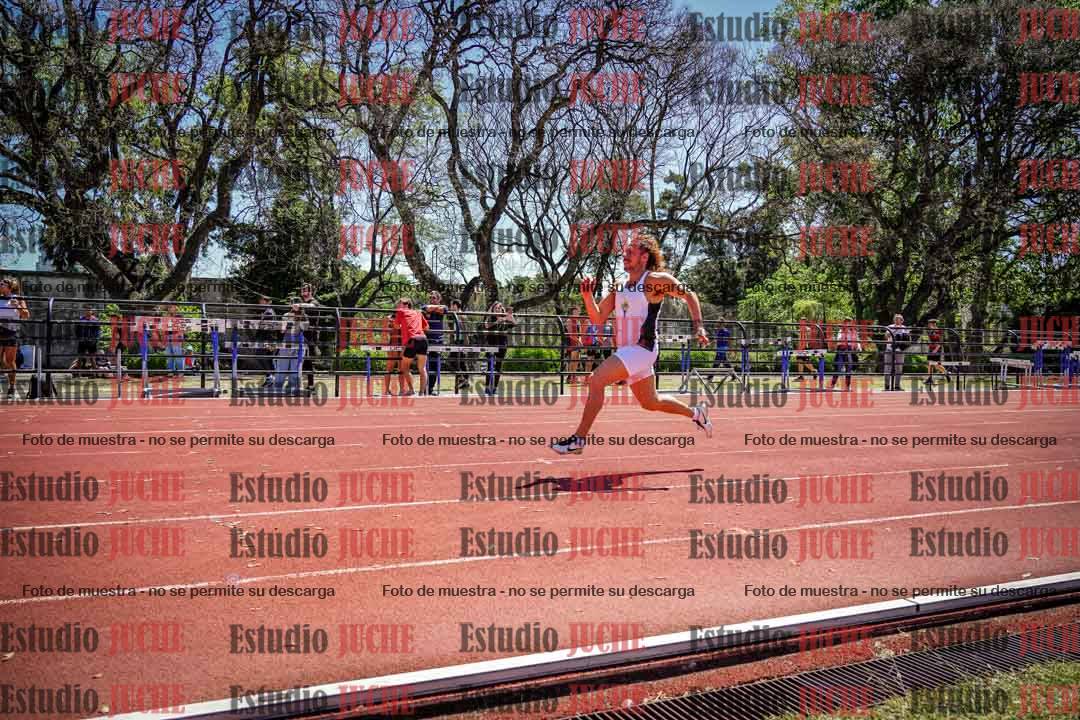 Fotos de los 100 m llanos de varones