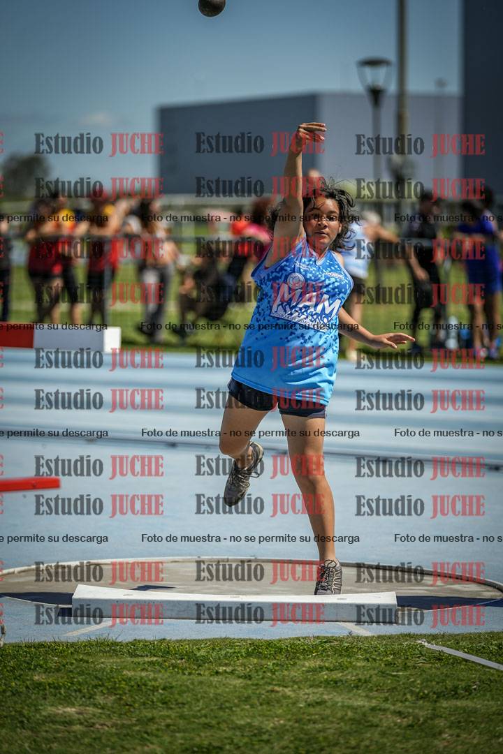 Fotos del lanzamiento de bala de mujeres - U14