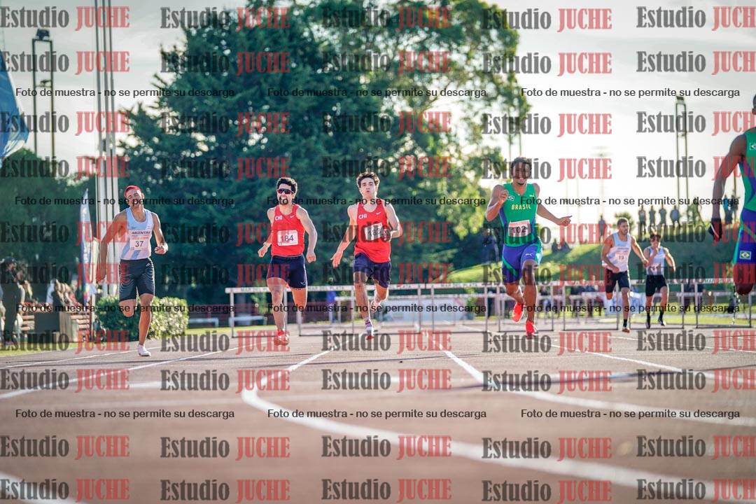Fotos de los 400 m con vallas de varones - FINAL