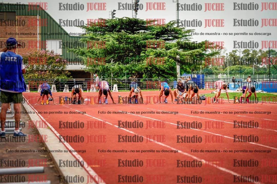 Fotos de los 80 m de varones