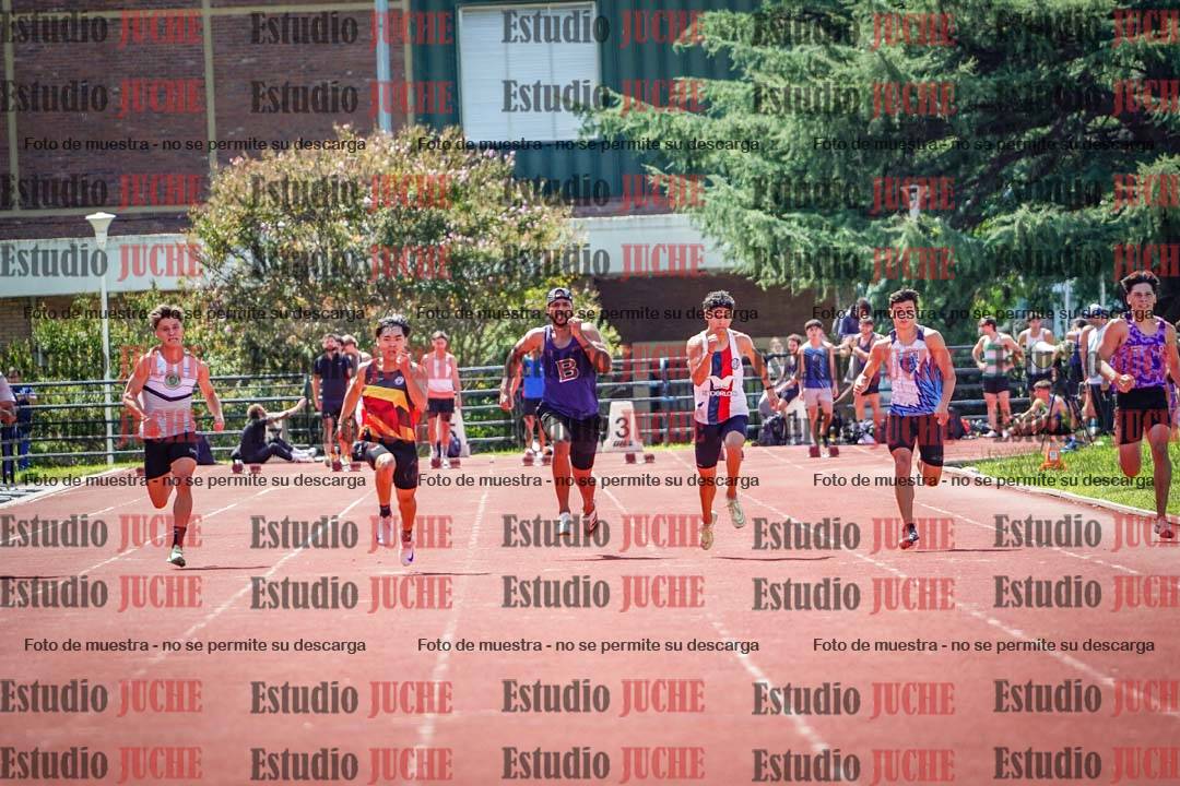 Fotos de los 100 m de varones