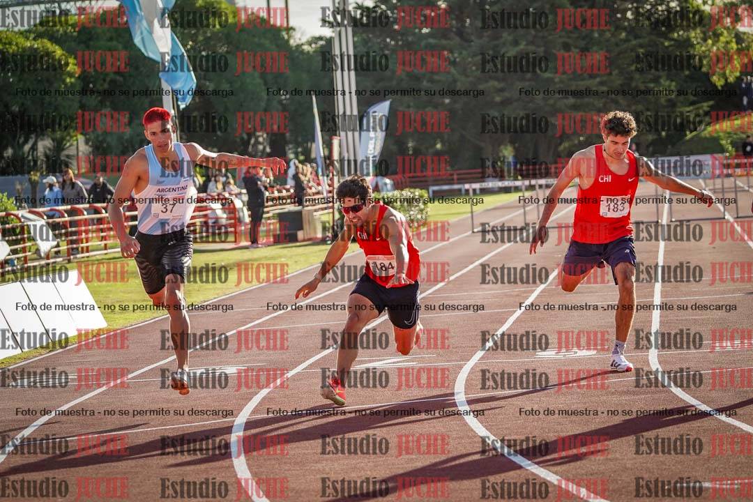 Fotos de los 400 m con vallas de varones - FINAL