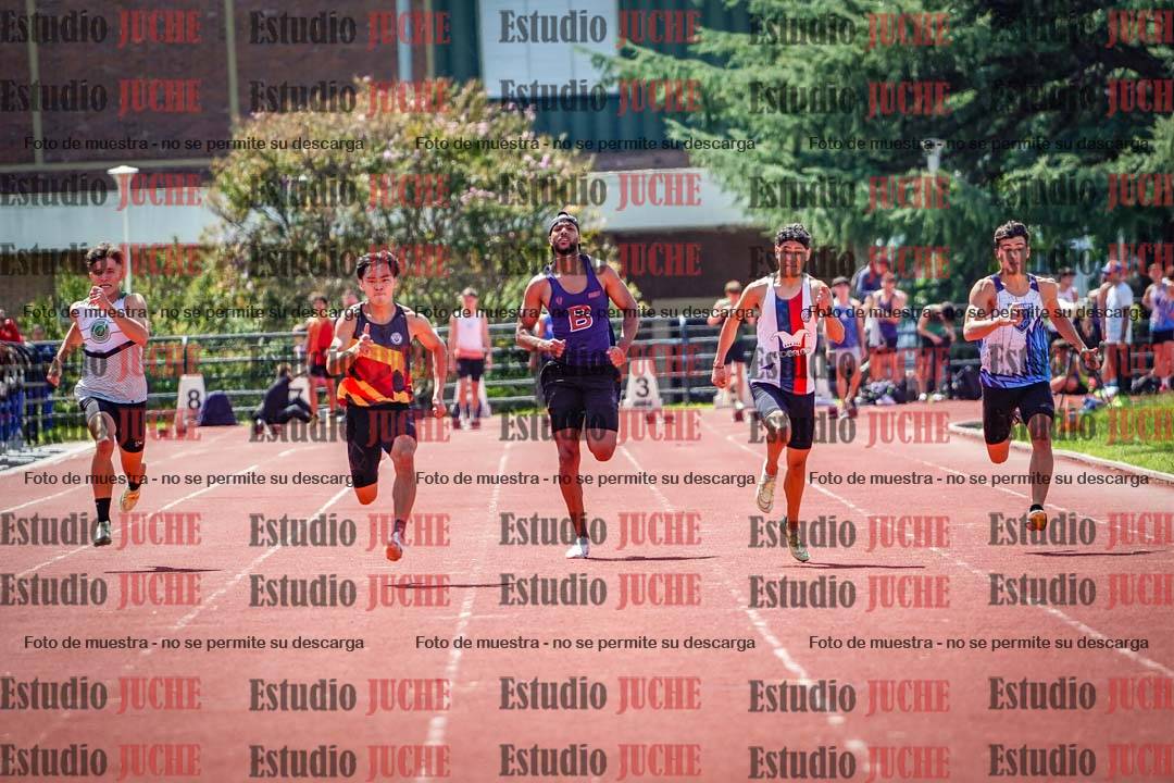 Fotos de los 100 m de varones