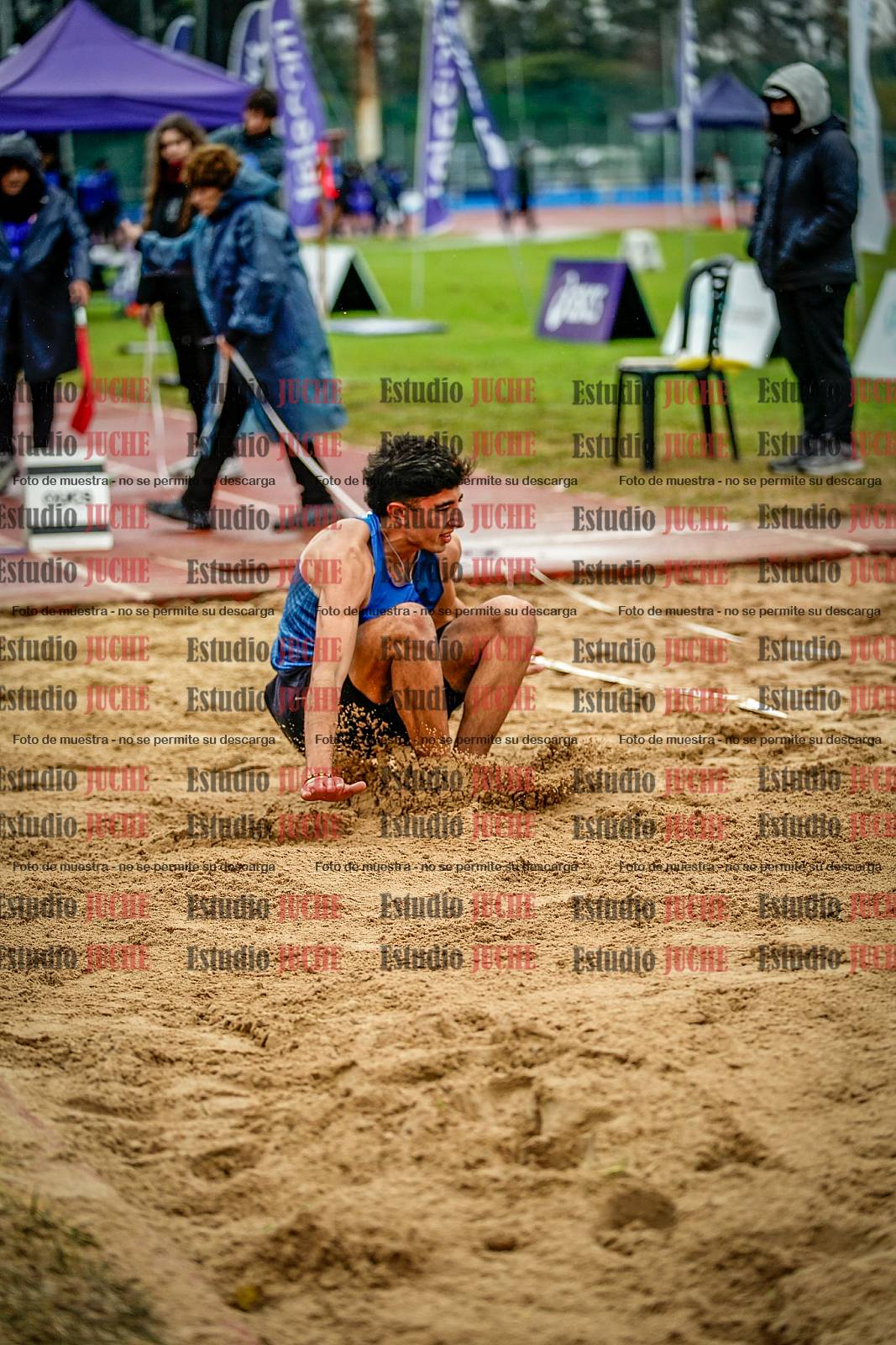 Fotos del salto en largo de varones - decatlón 2