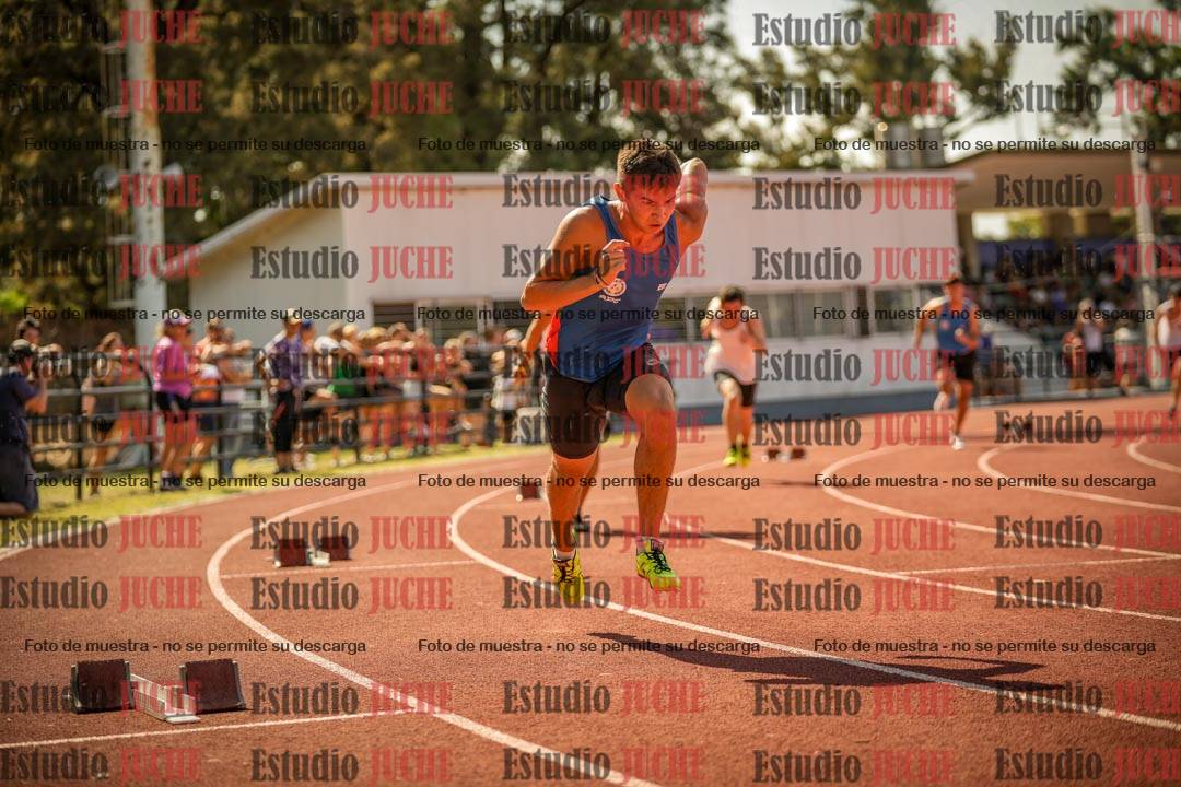 Fotos de los 400 m llanos de varones