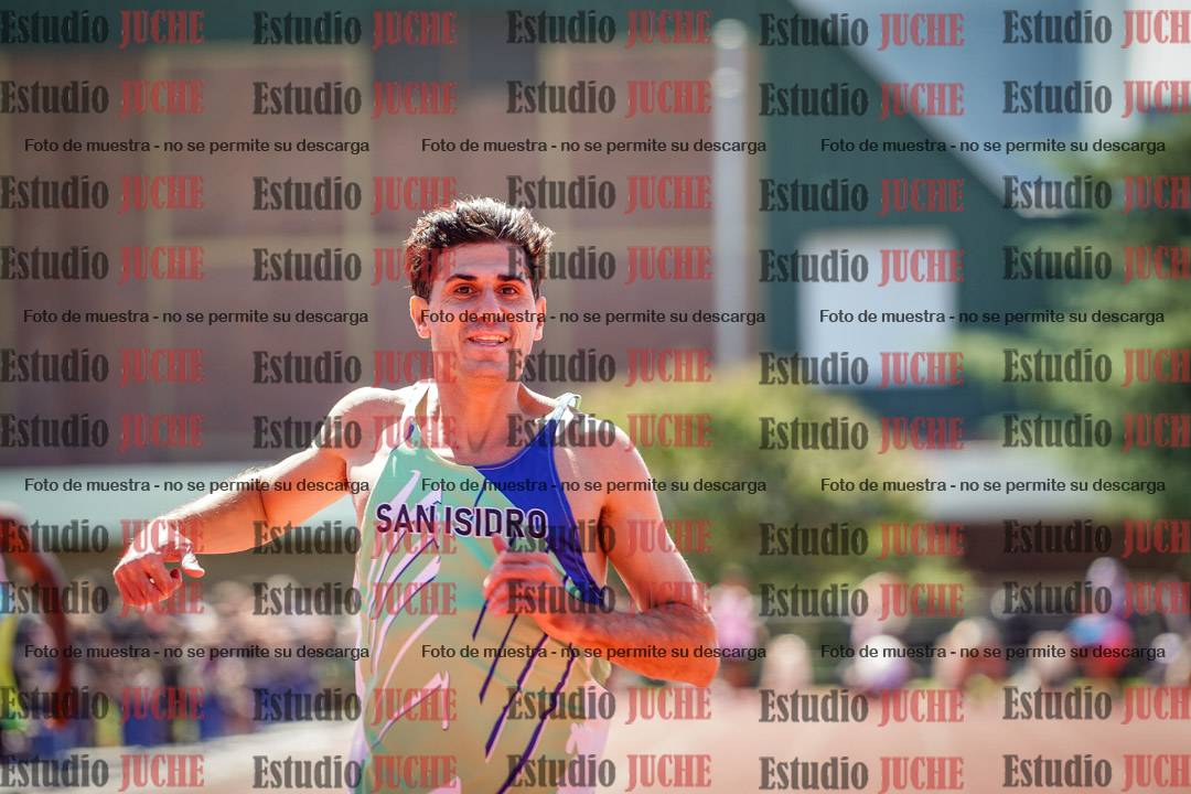 Fotos de los 100 m llanos de varones