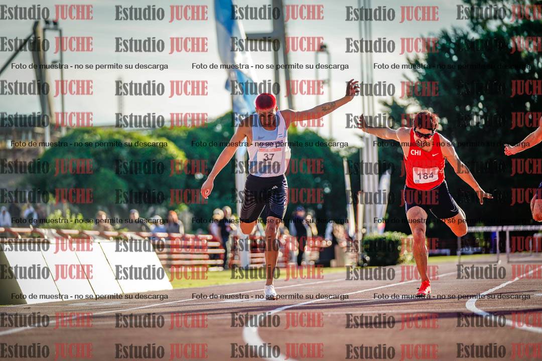 Fotos de los 400 m con vallas de varones - FINAL
