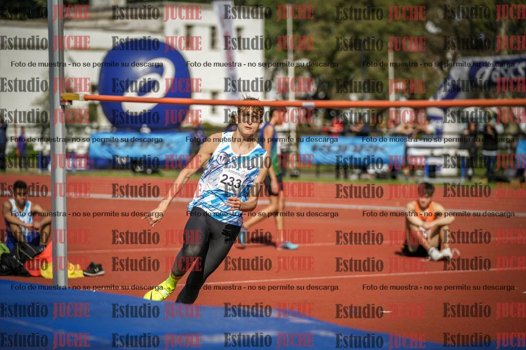 Fotos del salto en alto de varones