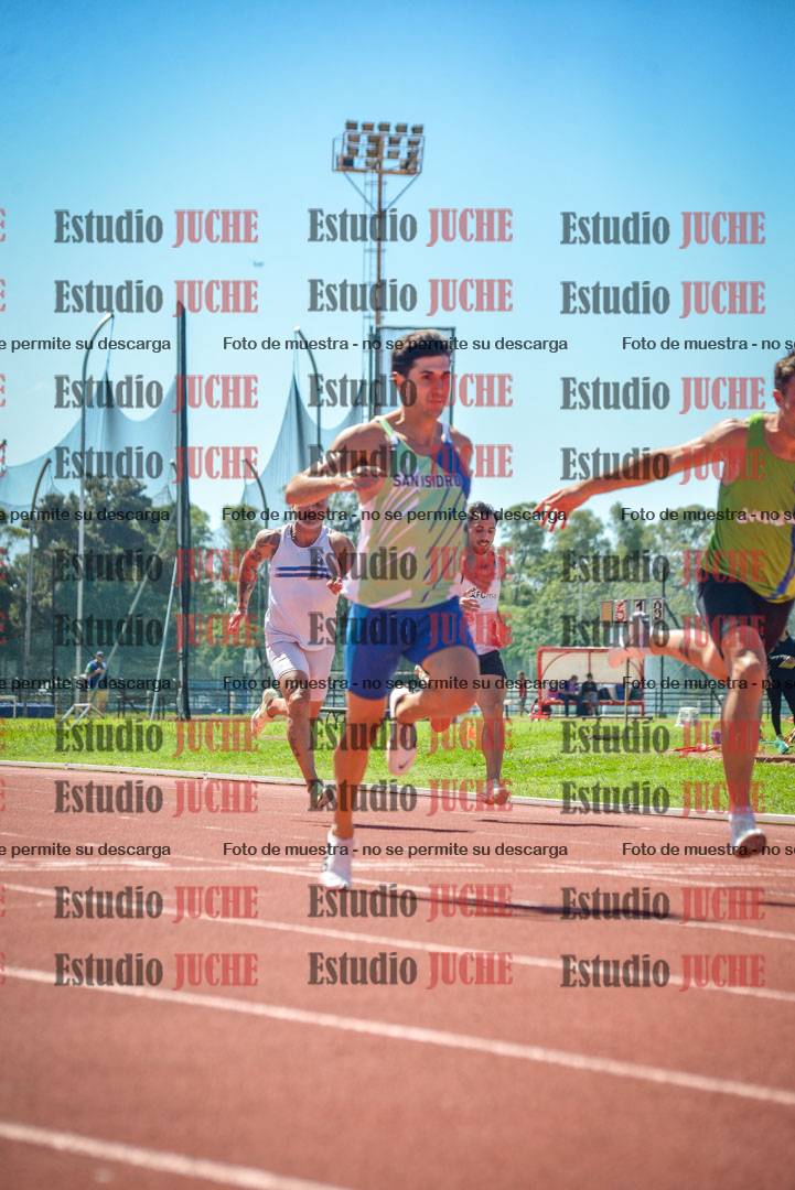 Fotos de los 100 m llanos de varones