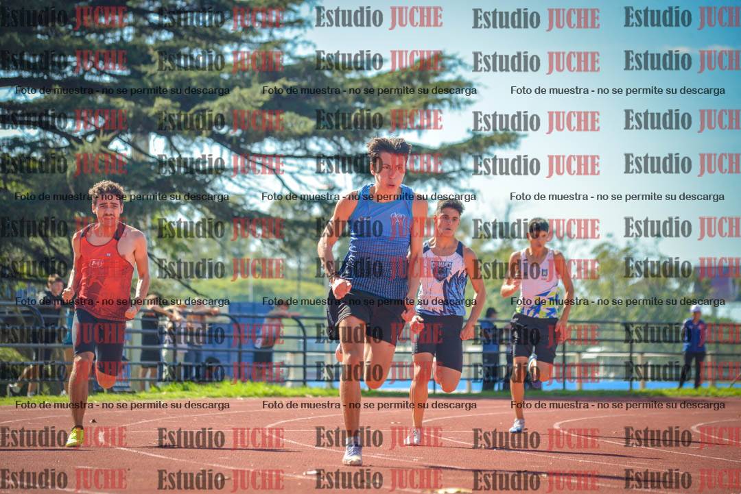 Fotos de los 200 m llanos de varones