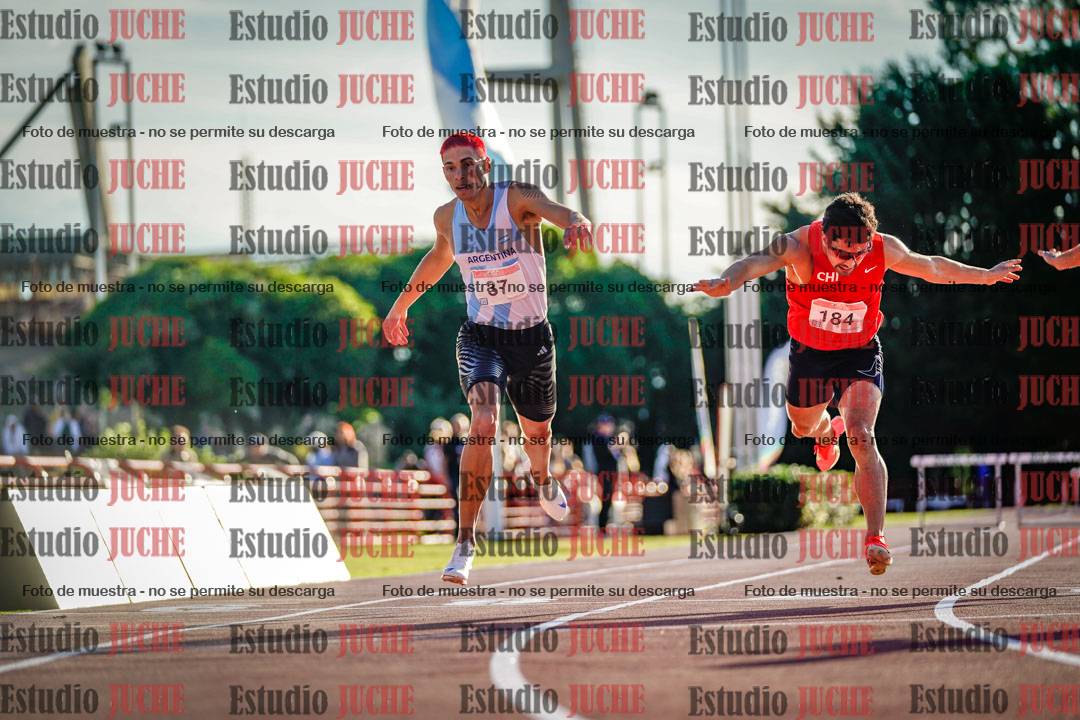 Fotos de los 400 m con vallas de varones - FINAL