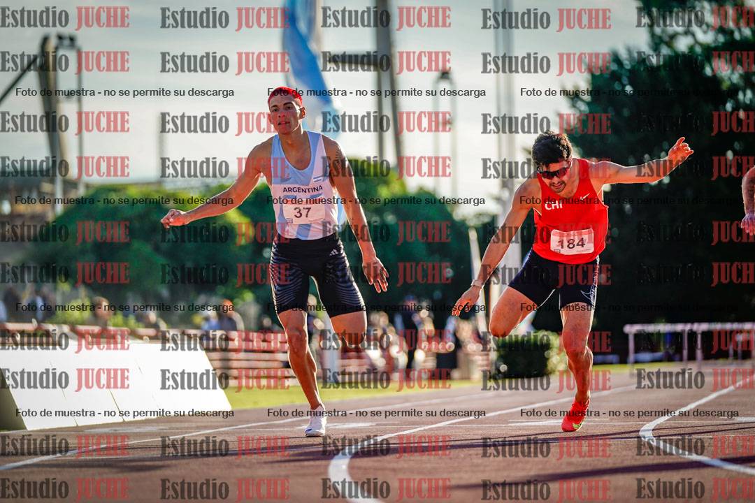 Fotos de los 400 m con vallas de varones - FINAL