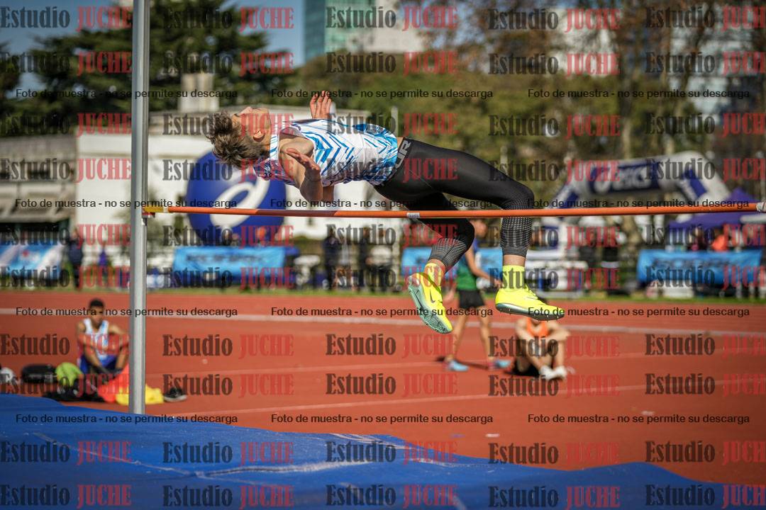Fotos del salto en alto de varones