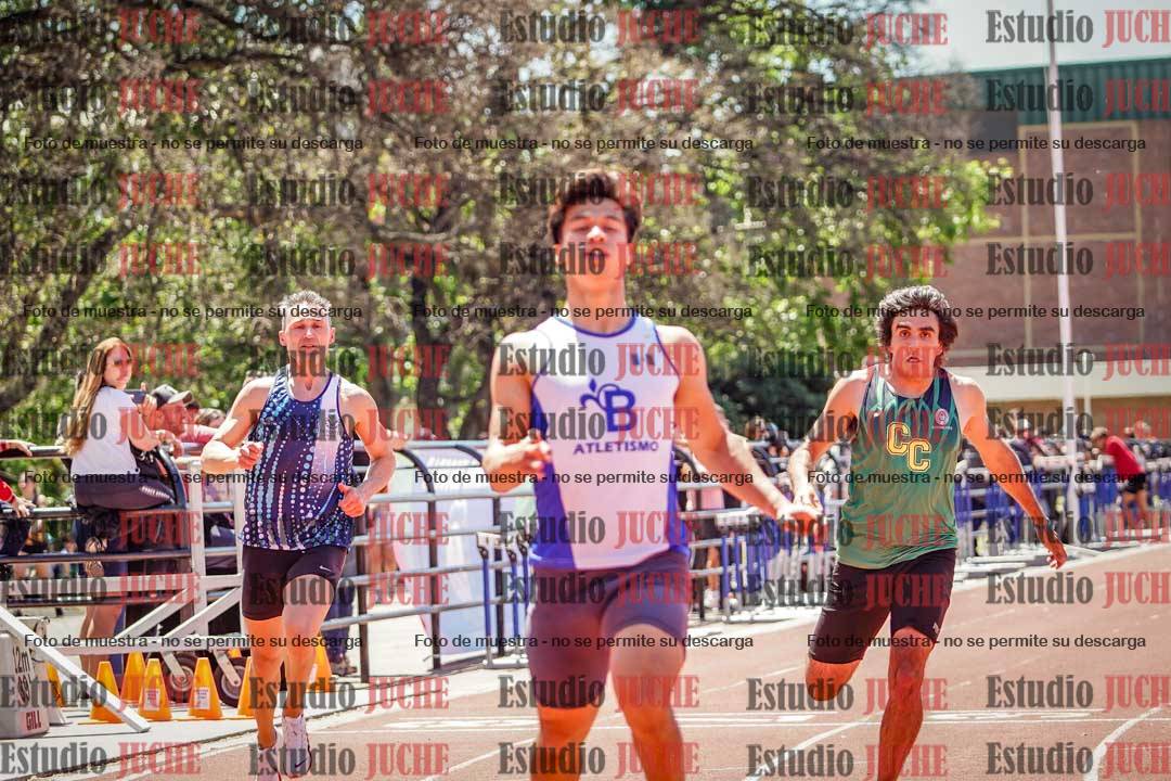 Fotos de los 100 m llanos de varones