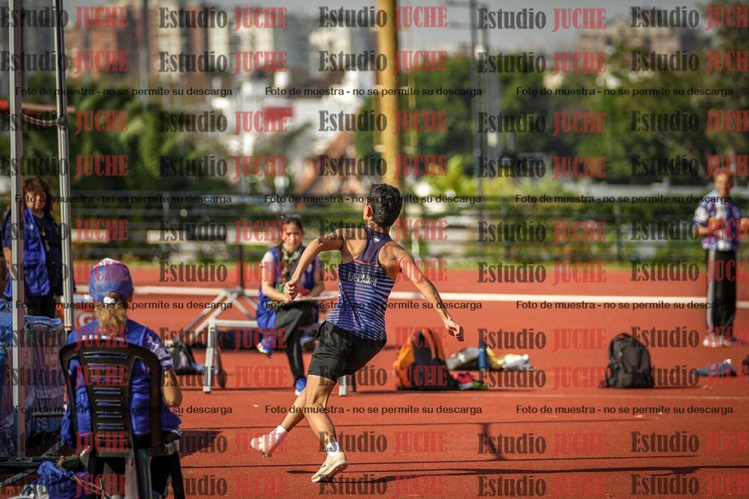 Fotos del salto en alto de varones