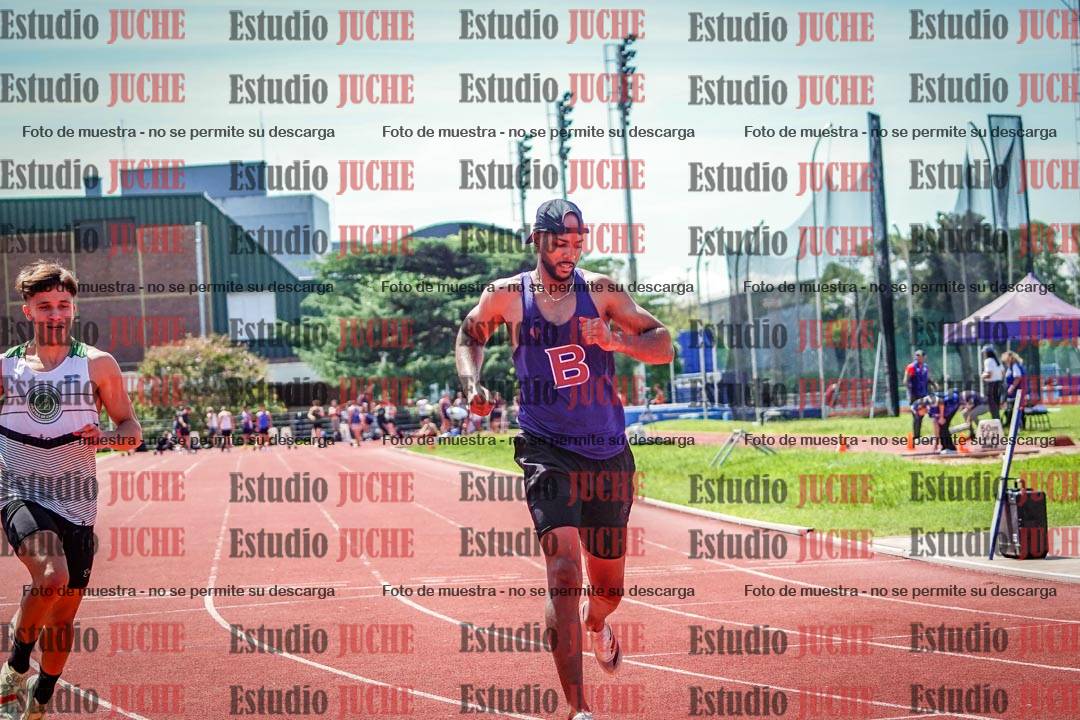 Fotos de los 100 m de varones