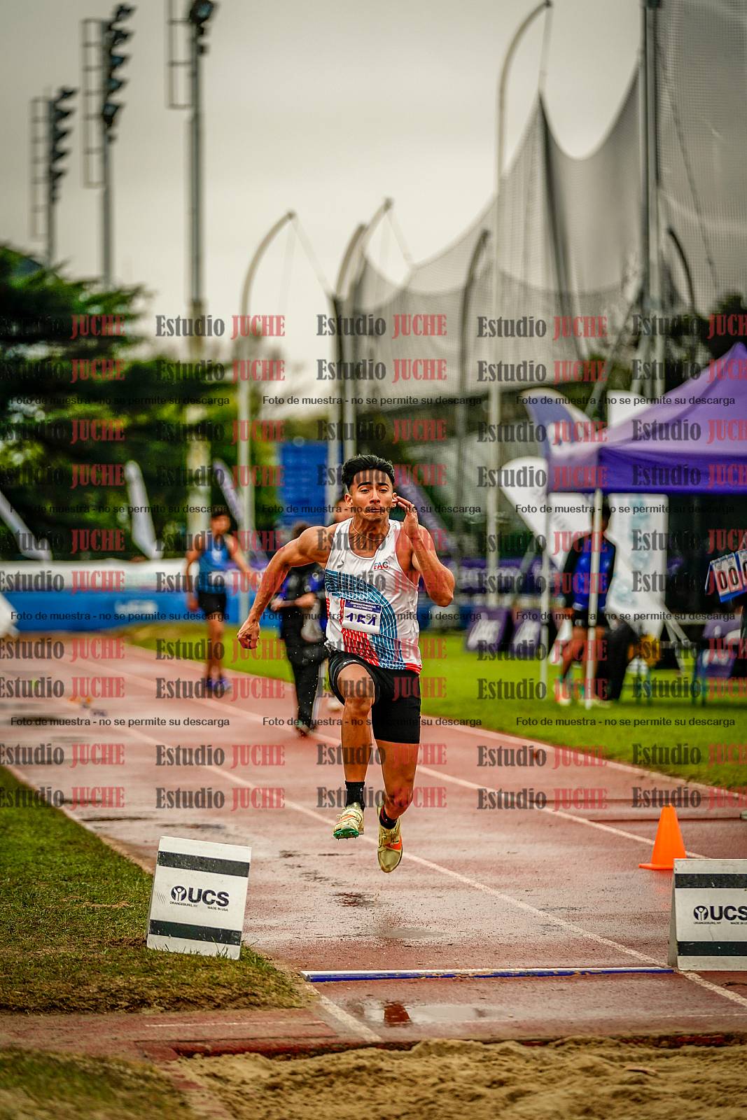 Fotos del salto en largo de varones - decatlón 2