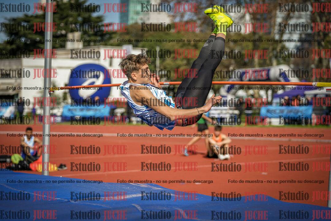 Fotos del salto en alto de varones