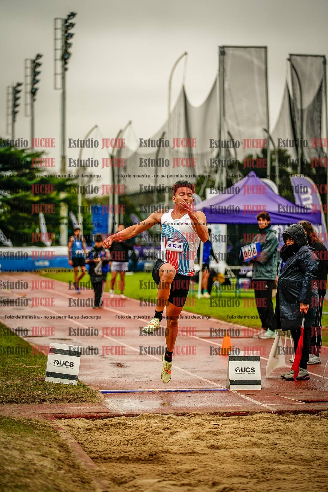 Fotos del salto en largo de varones - decatlón 2