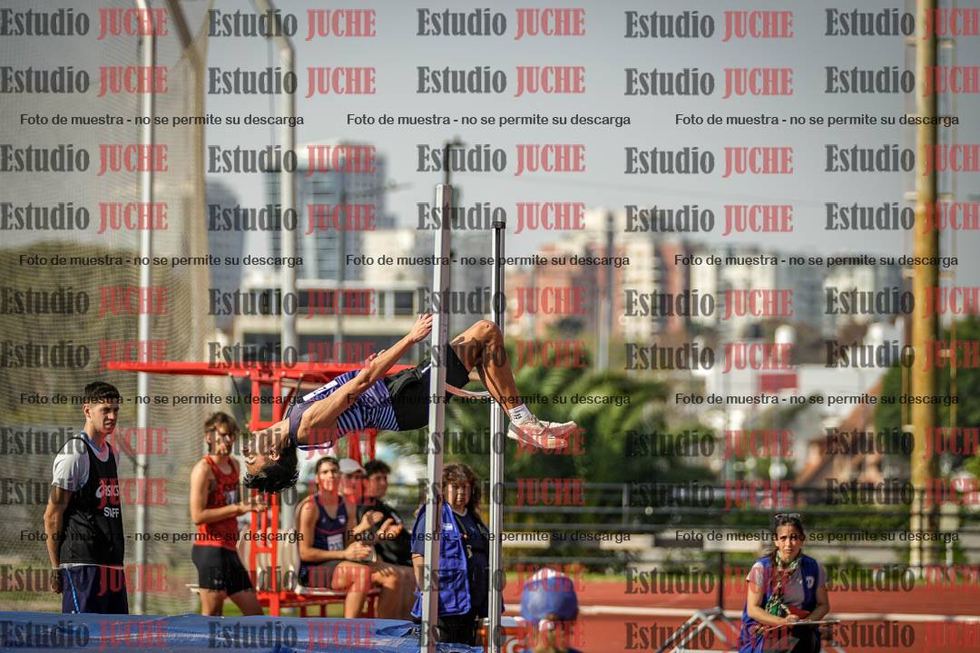 Fotos del salto en alto de varones