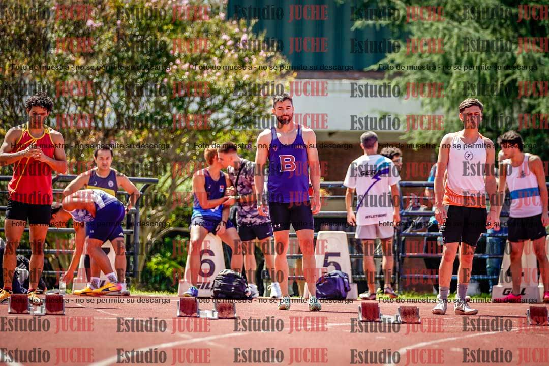 Fotos de los 100 m de varones