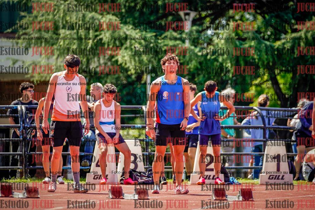 Fotos de los 100 m de varones