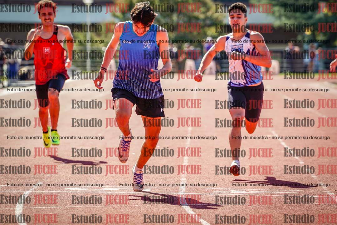 Fotos de los 200 m llanos de varones