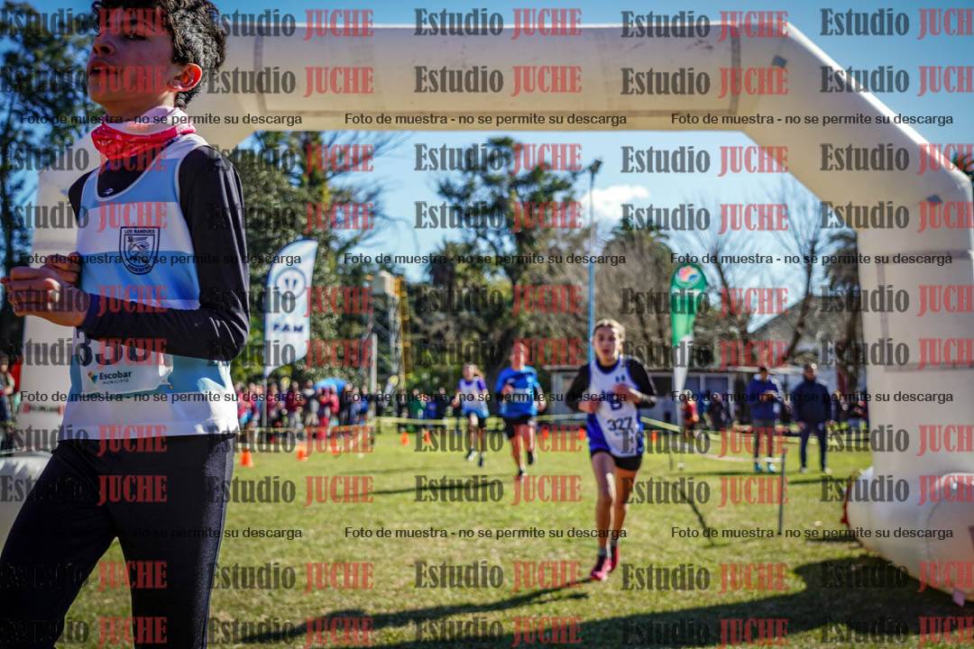 Fotos de la llegada del cross de 1500 m