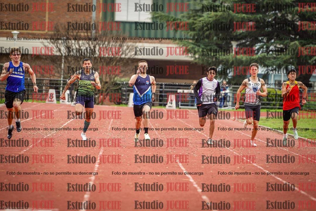 Fotos de los 200 m llanos de varones