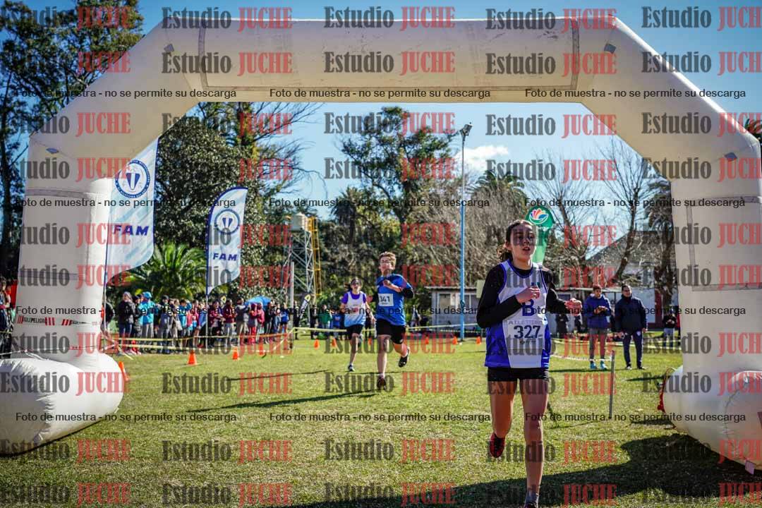 Fotos de la llegada del cross de 1500 m