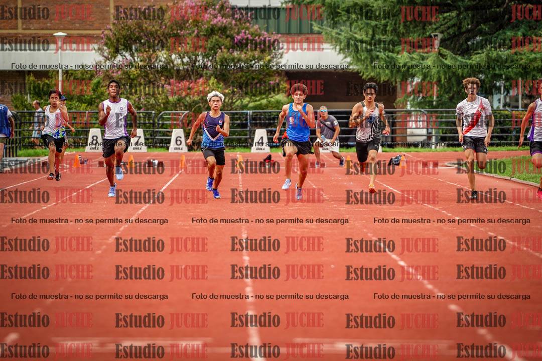 Fotos de los 80 m de varones