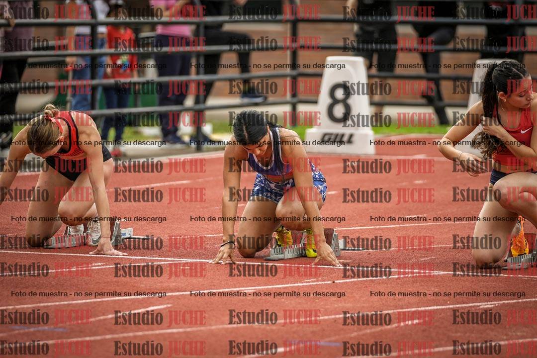 Fotos de los 100 m llanos de mujeres - FINAL