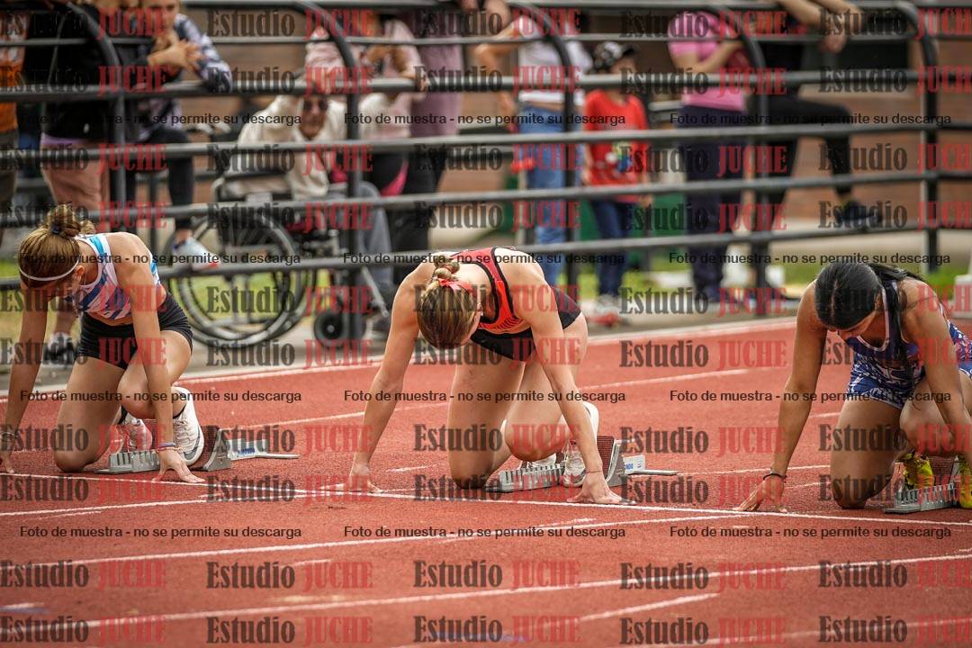 Fotos de los 100 m llanos de mujeres - FINAL