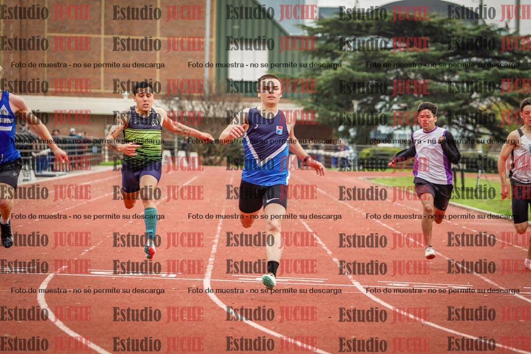 Fotos de los 200 m llanos de varones