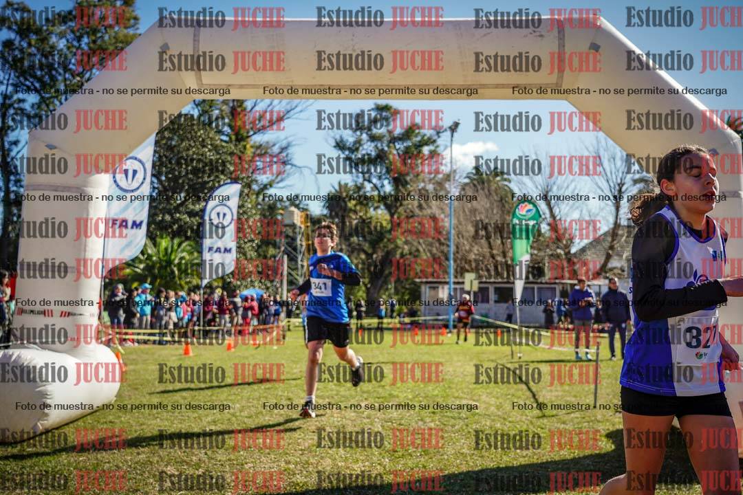 Fotos de la llegada del cross de 1500 m