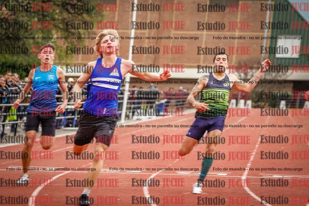 Fotos de los 200 m llanos de varones