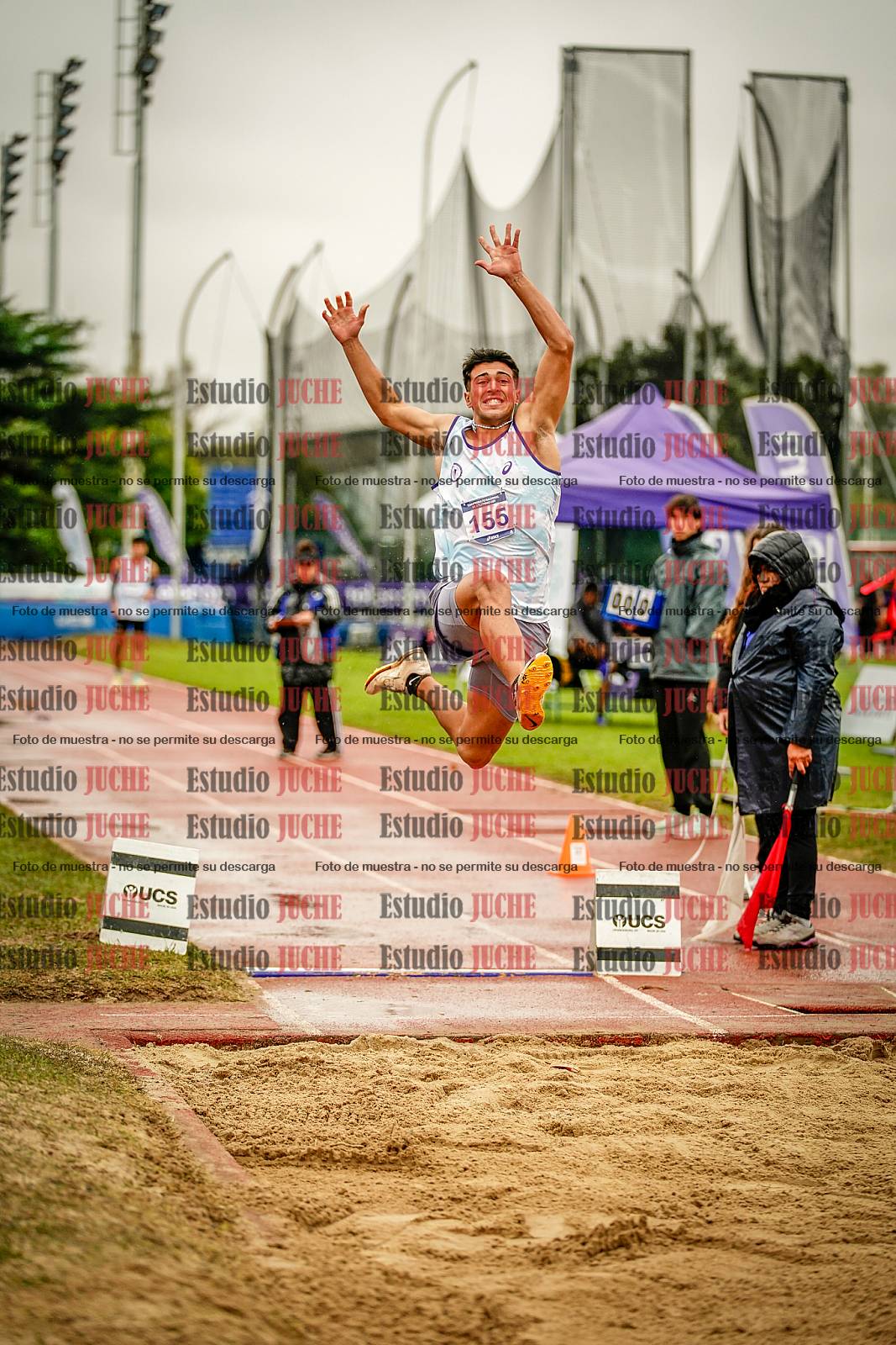 Fotos del salto en largo de varones - decatlón 2