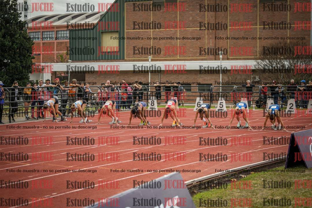 Fotos de los 100 m llanos de mujeres - FINAL