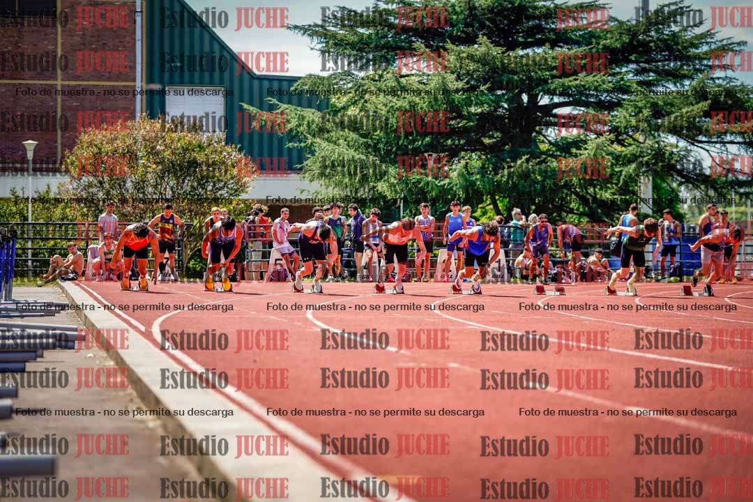 Fotos de los 100 m de varones