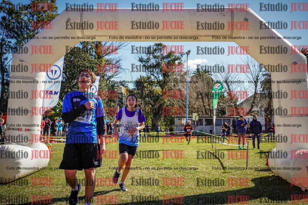 Fotos de la llegada del cross de 1500 m