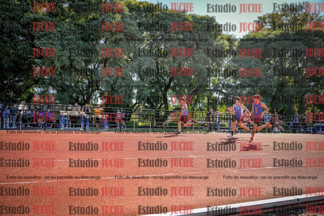 Fotos de los 100 m llanos de varones