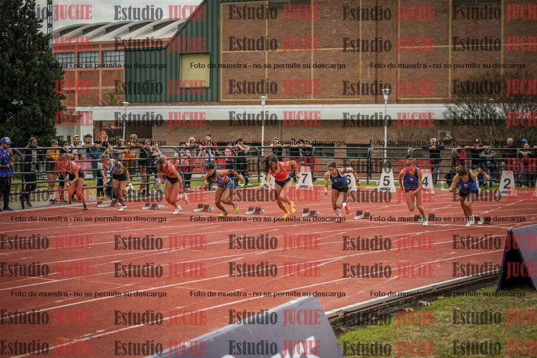 Fotos de los 100 m llanos de mujeres - FINAL