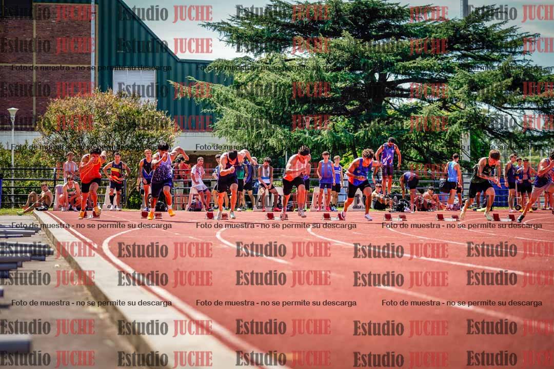 Fotos de los 100 m de varones